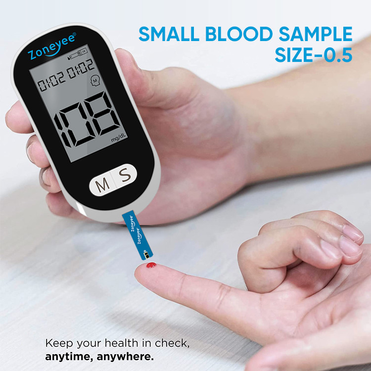Blood Glucose Monitor Machine Protable Accrutate Home Use  LCD Display Blood Glucometro Meters